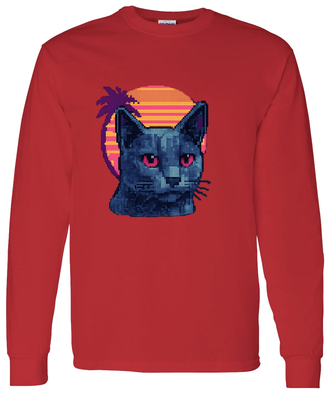 G540 LS T-Shirt 5.3 oz. - Red