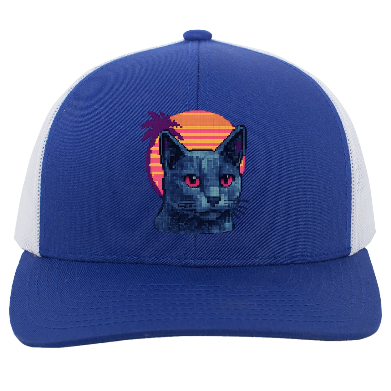 104C Trucker Snap Back - Royal/White