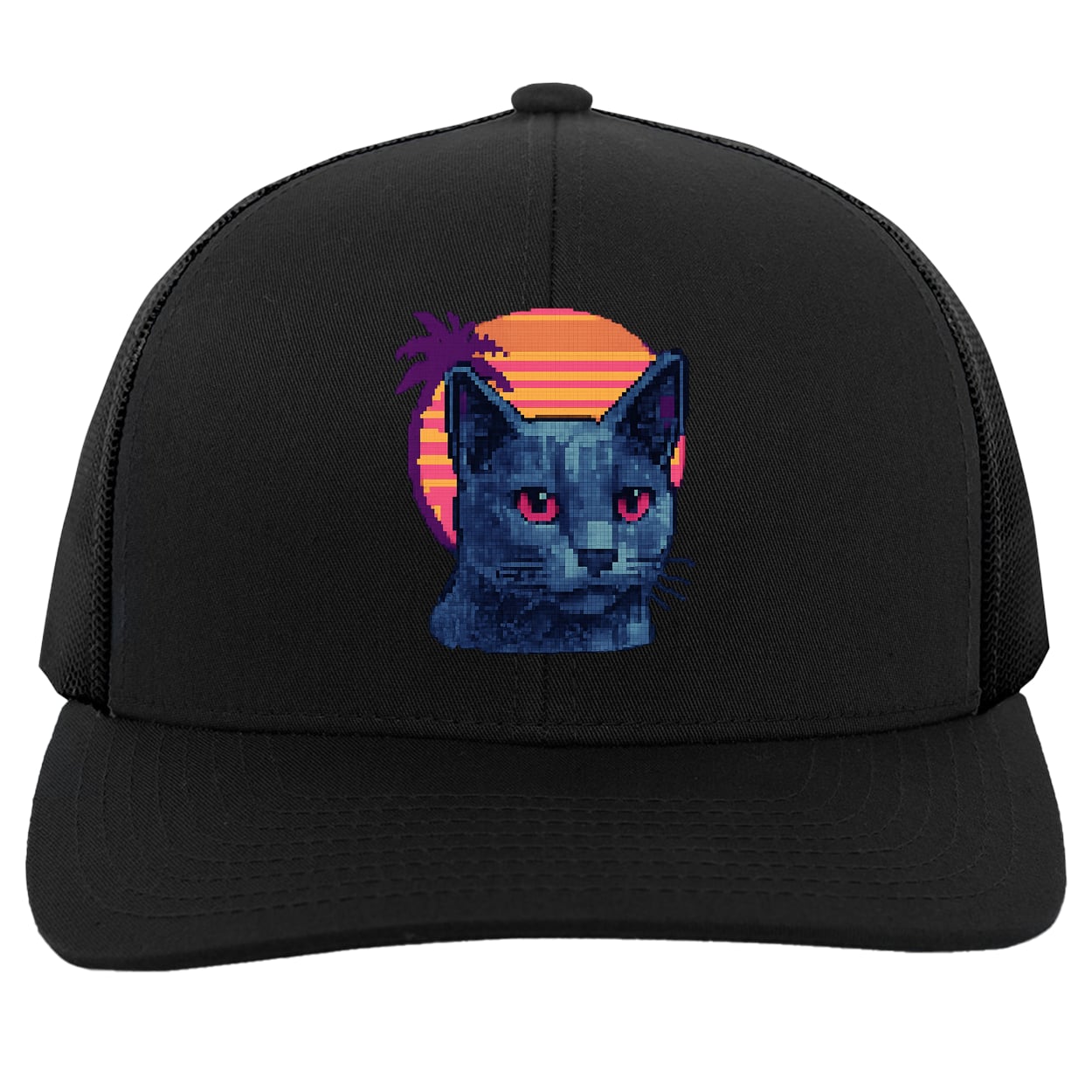 104C Trucker Snap Back - Black