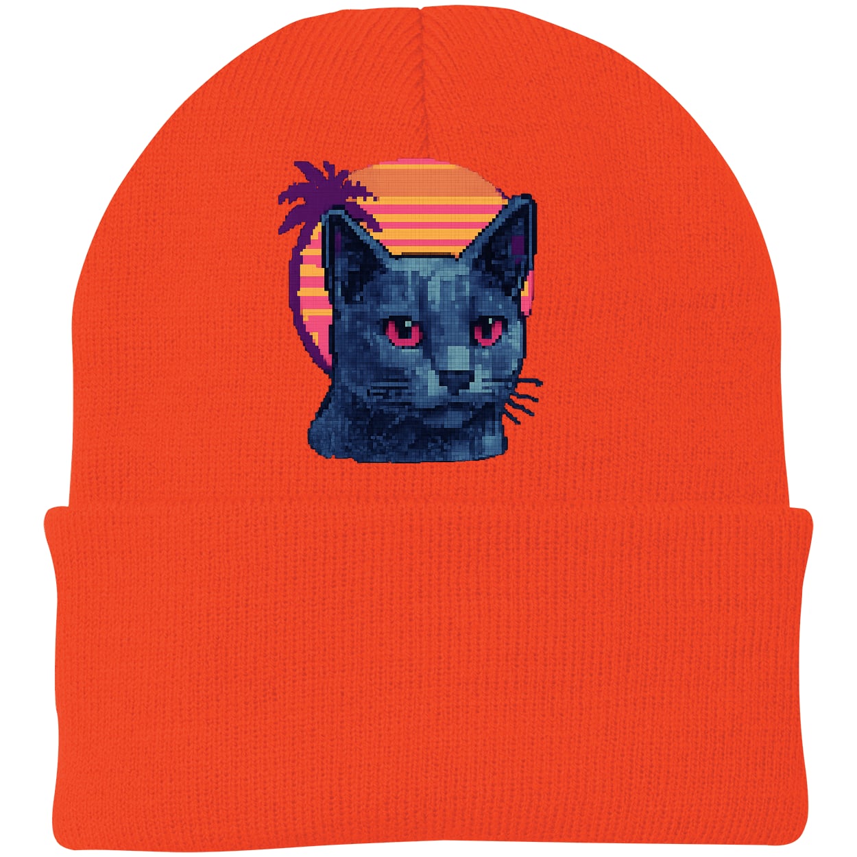 CP90 Port & Company Knit Beanie - Athletic Orange