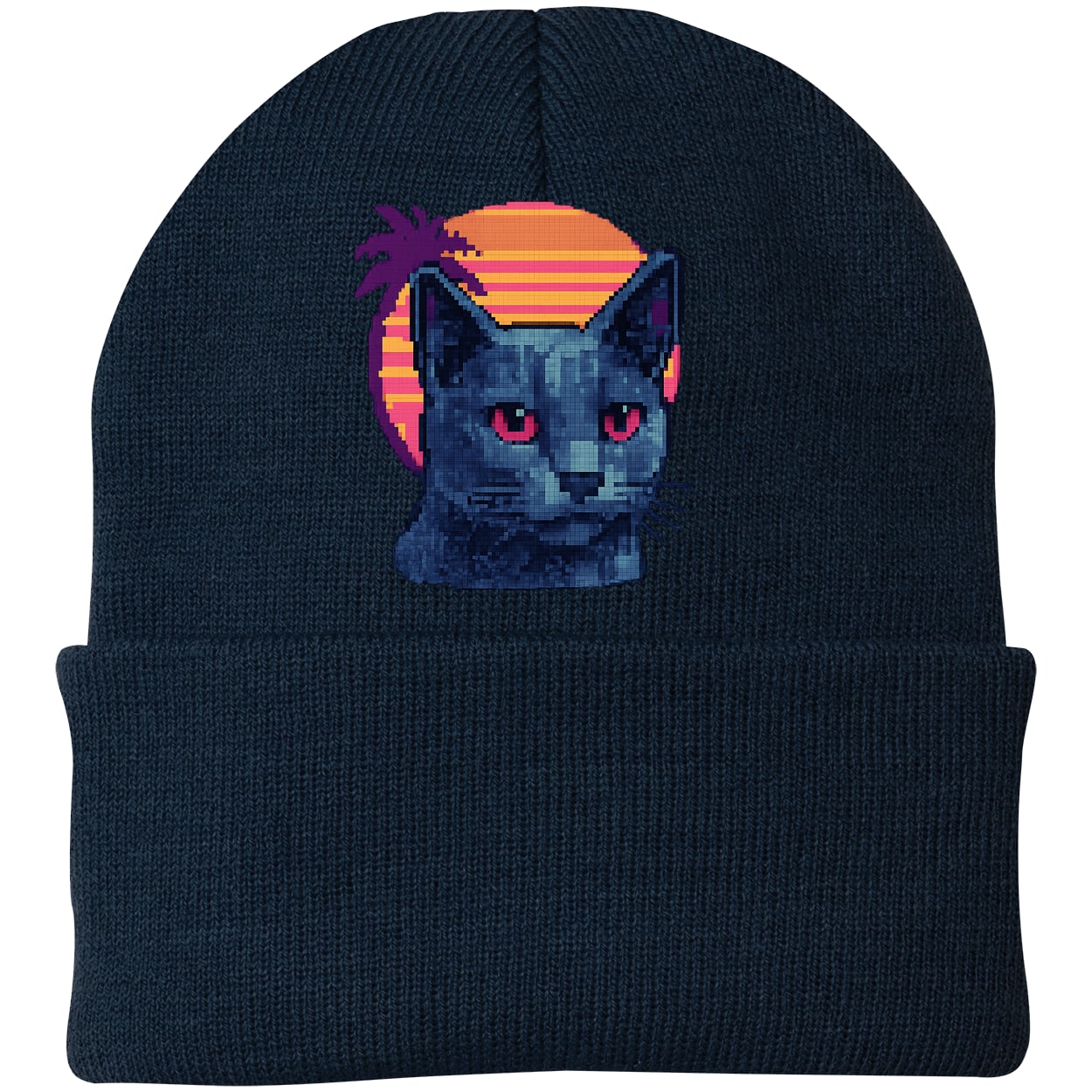 CP90 Port & Company Knit Beanie - Navy