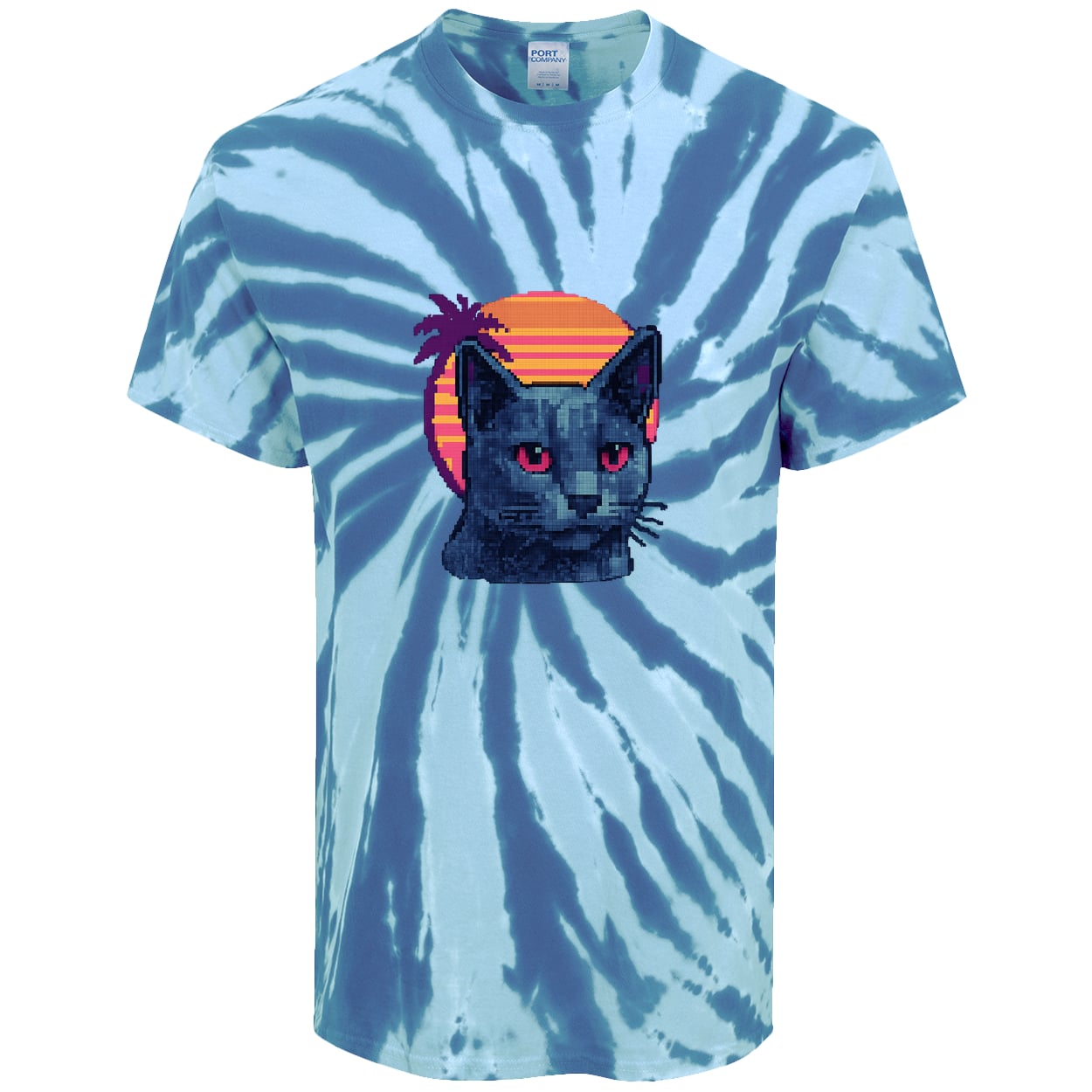 PC147 Port & Company Tie-Dye Tee - Royal