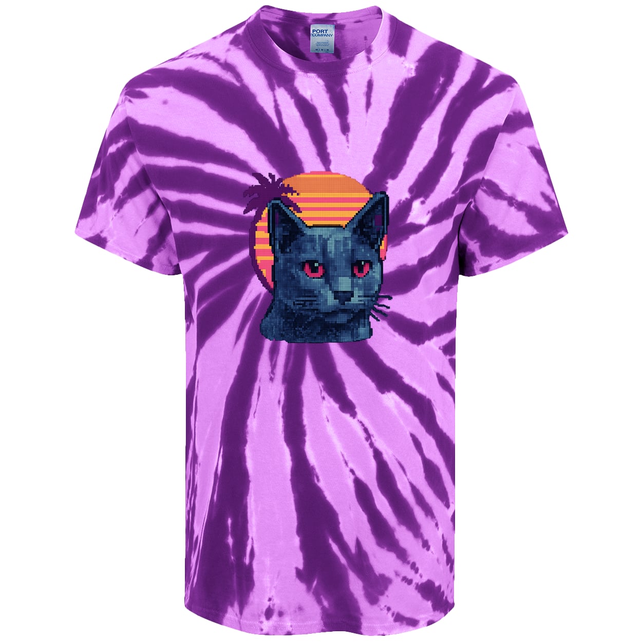 PC147 Port & Company Tie-Dye Tee - Purple