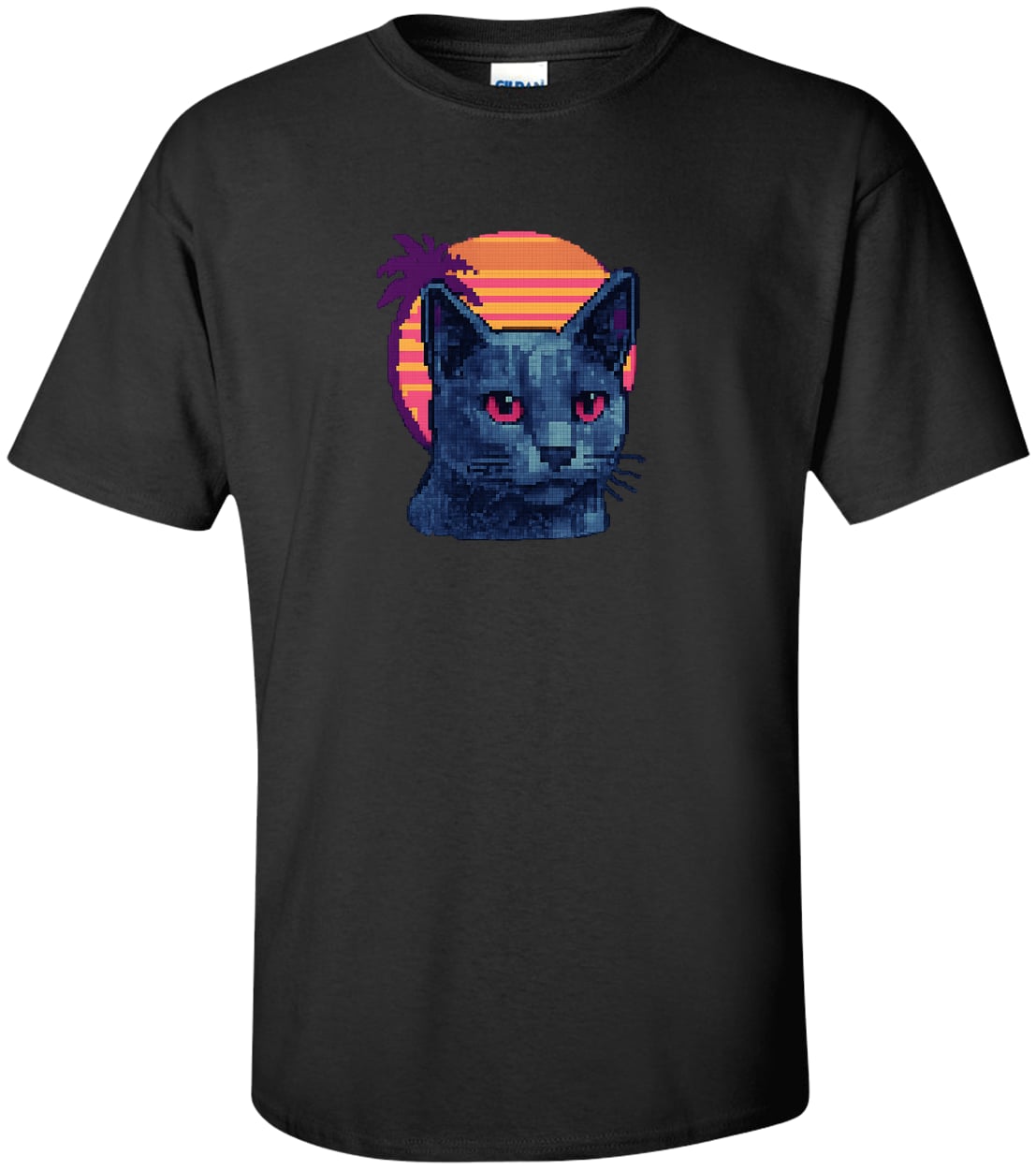 G200T Gildan Mens Tall Ultra Cotton Tee - Black