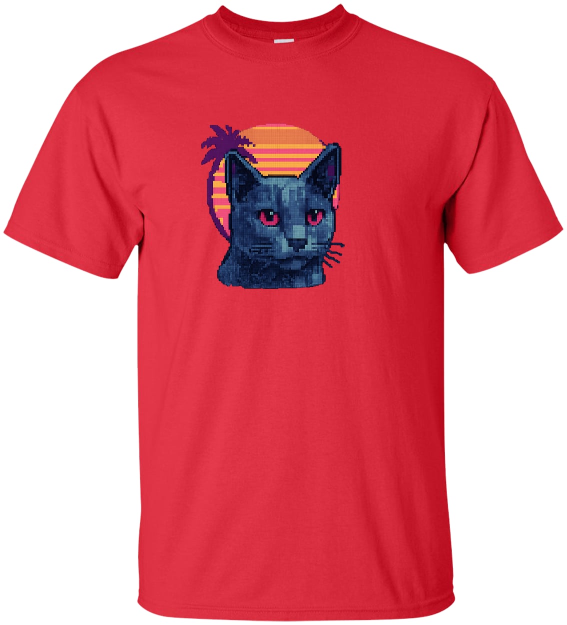 G200T Gildan Mens Tall Ultra Cotton Tee - Red