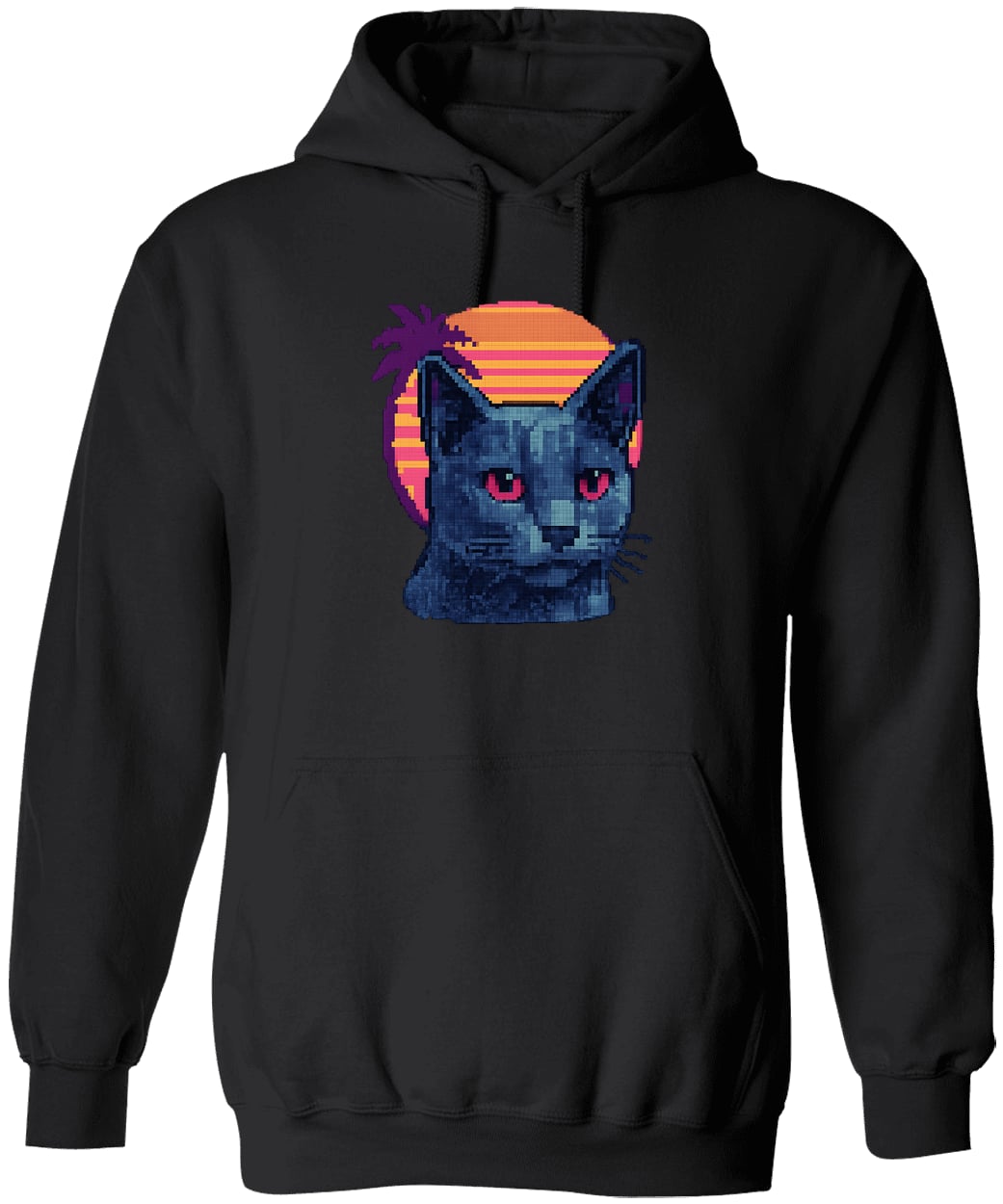 G185 Gildan Pullover Hoodie - Black