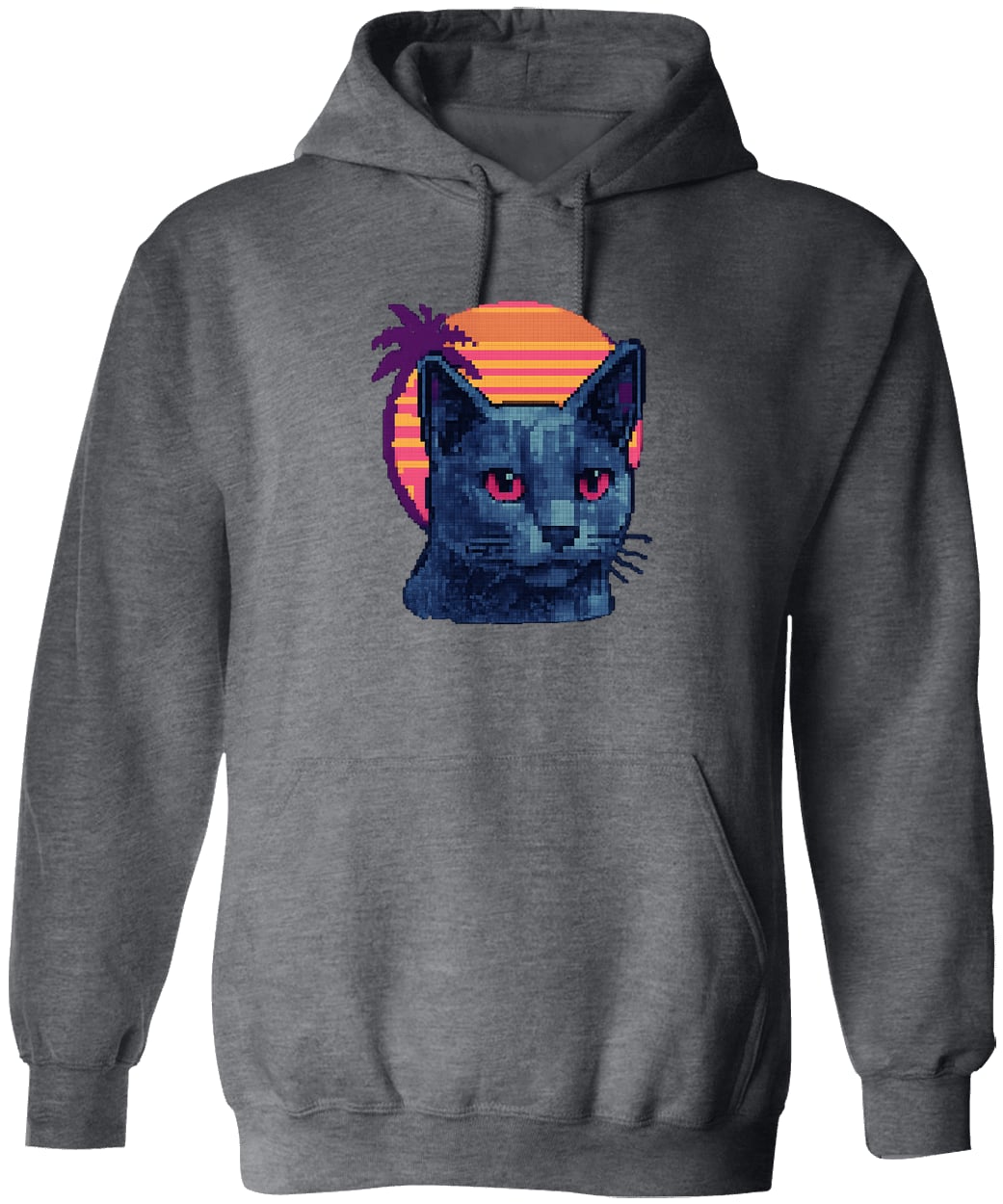 G185 Gildan Pullover Hoodie - Dark Heather