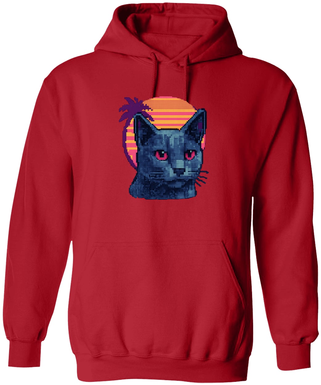 G185 Gildan Pullover Hoodie - Red