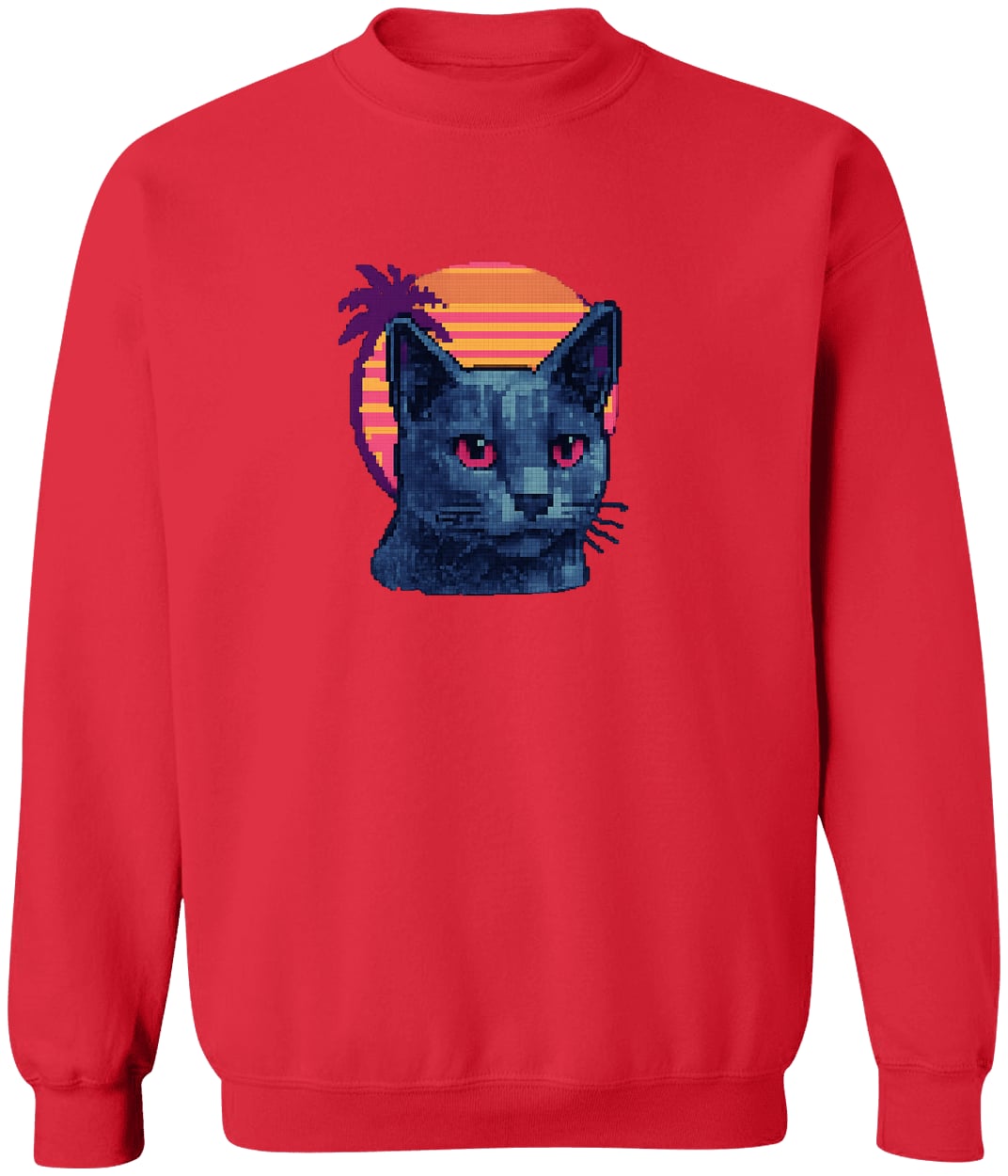 G180 Gildan Crewneck Pullover Sweatshirt - Red