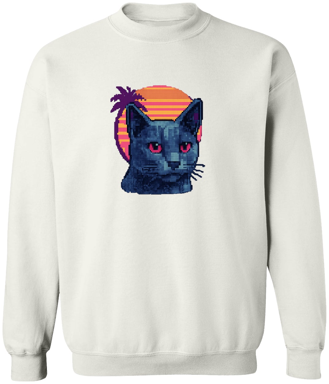 G180 Gildan Crewneck Pullover Sweatshirt - White