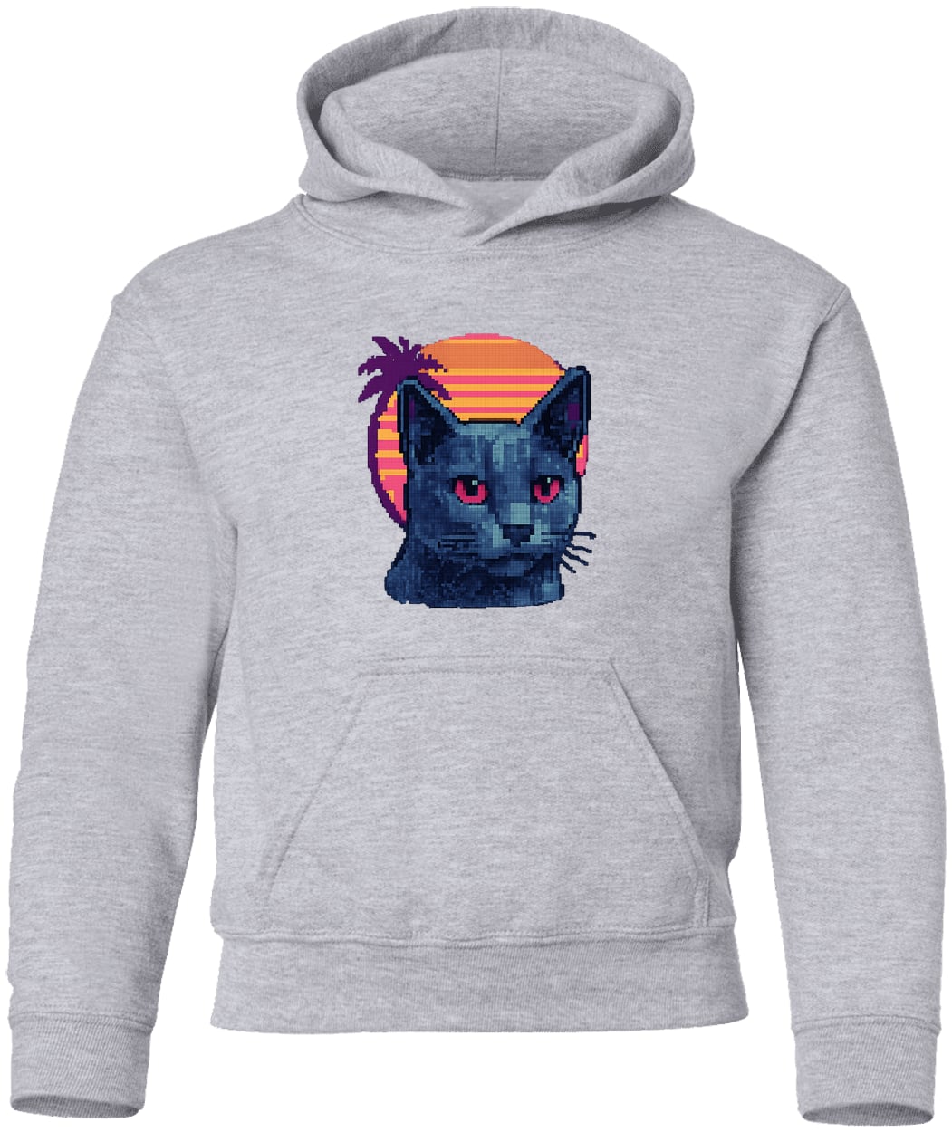 G185B Gildan Youth Pullover Hoodie - Sport Grey
