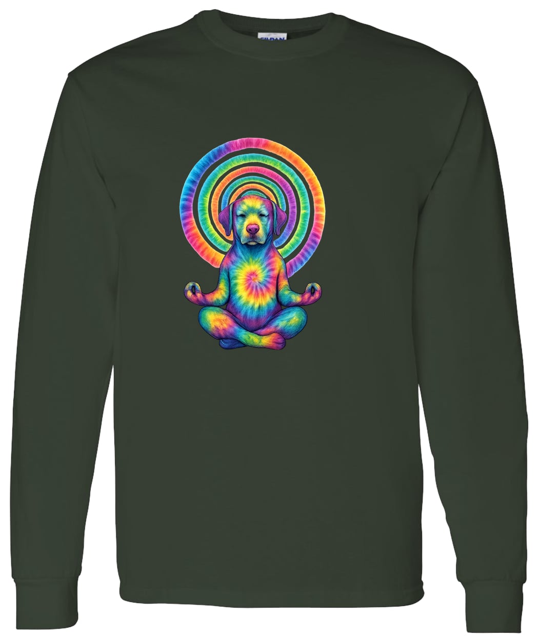 G540 LS T-Shirt 5.3 oz. - Forest Green
