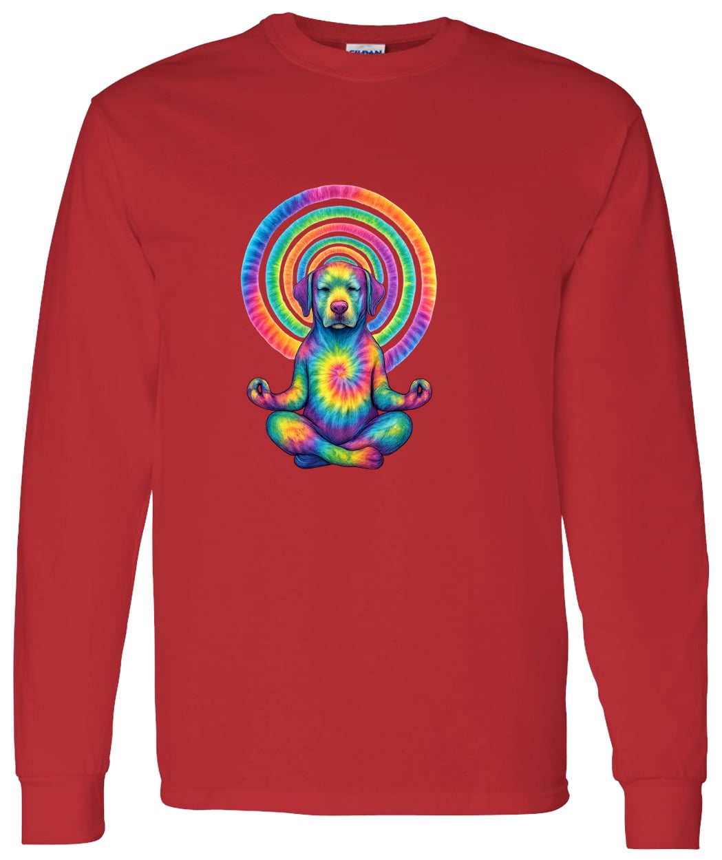 G540 LS T-Shirt 5.3 oz. - Red