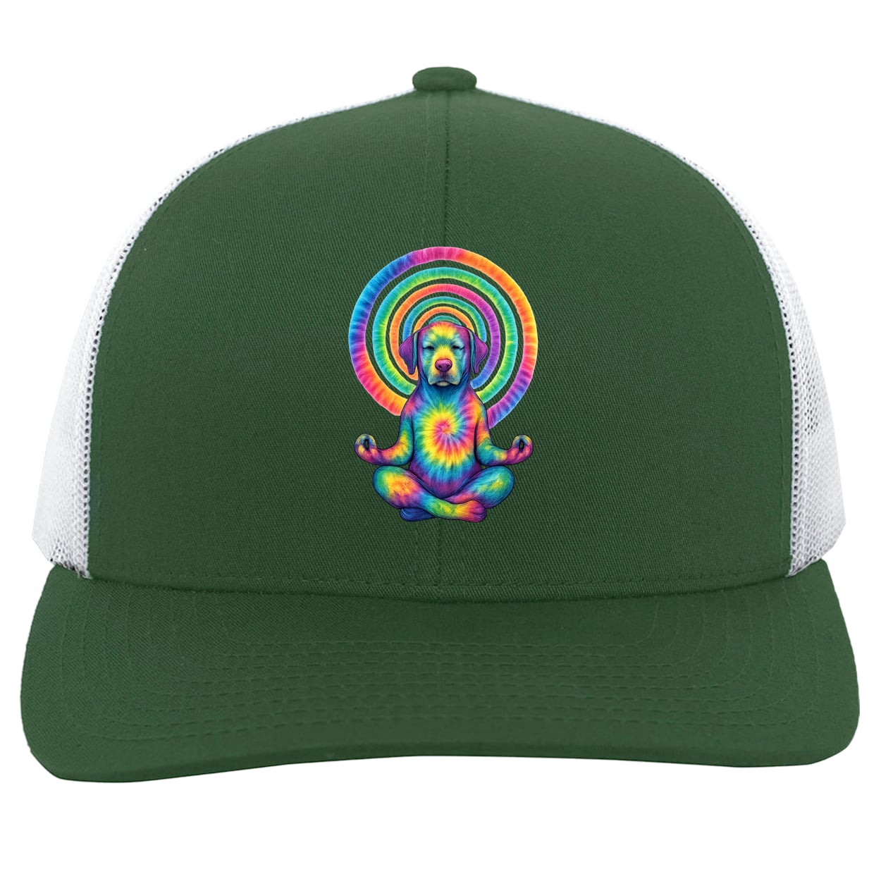 104C Trucker Snap Back - Dark Green/White