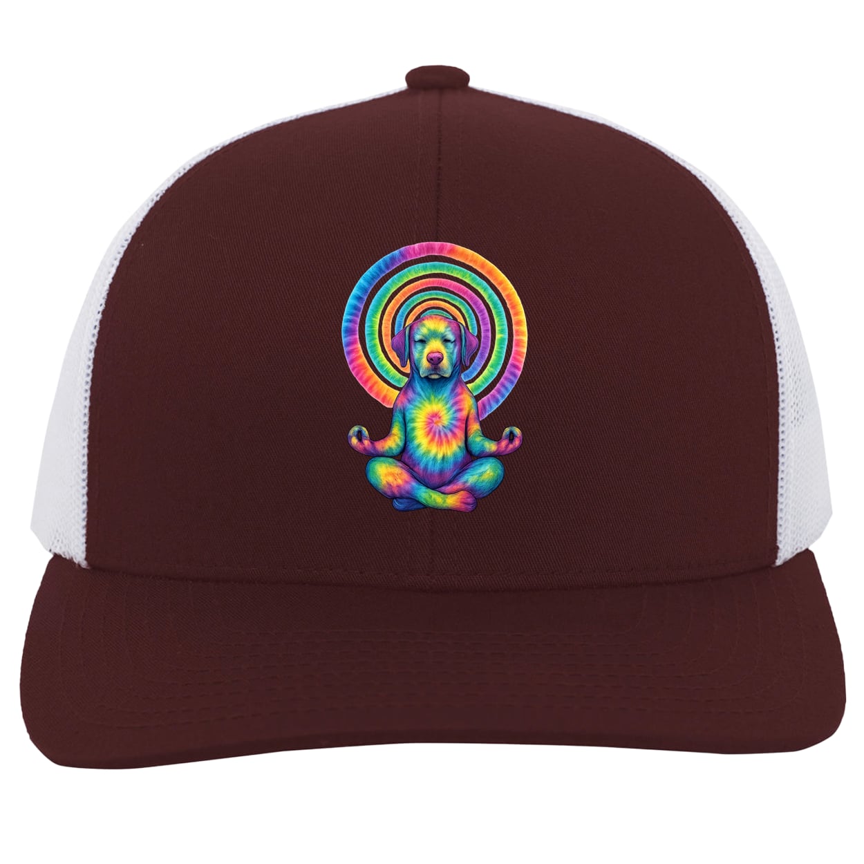 104C Trucker Snap Back - Maroon/White