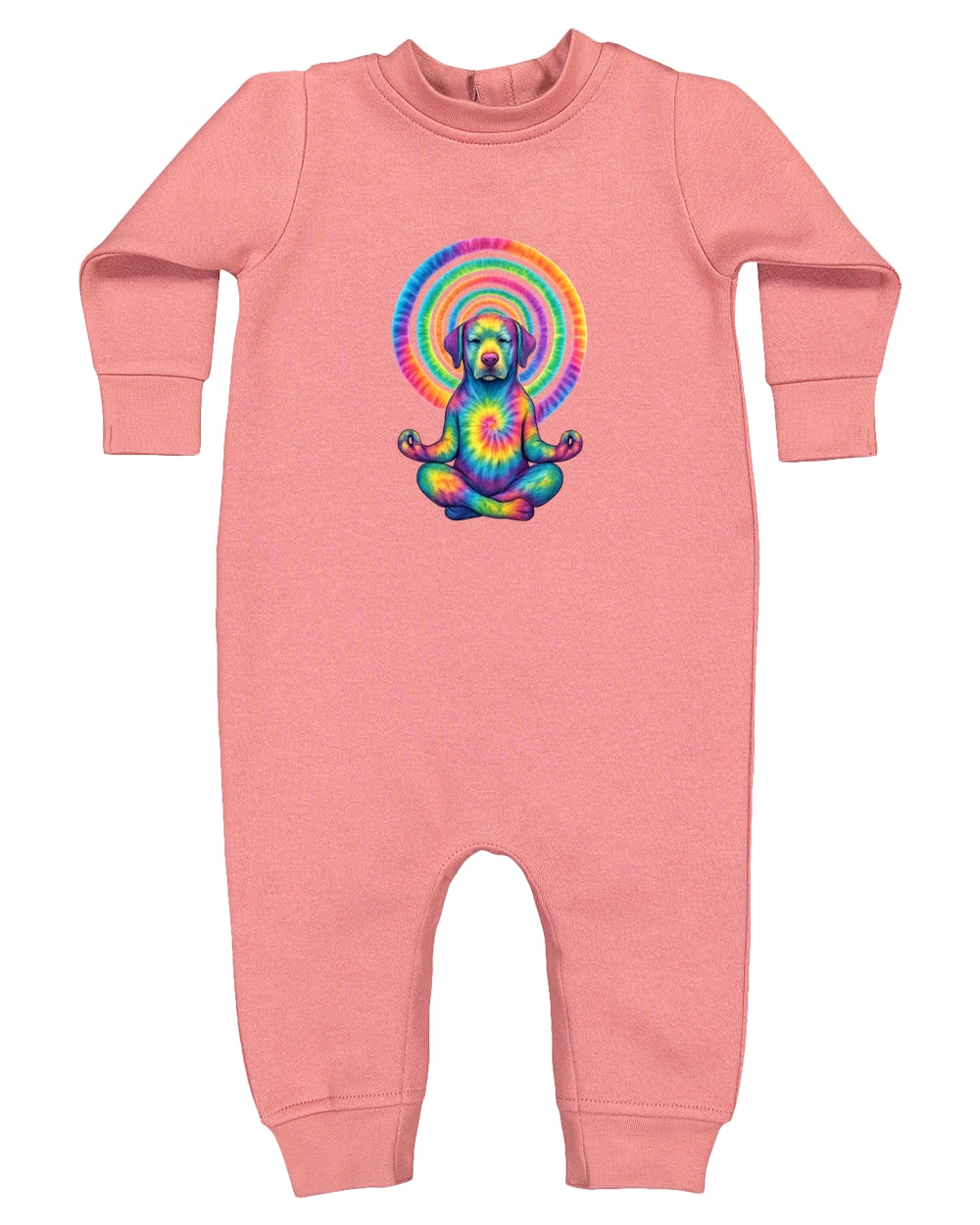 4447 Rabbit Skins Infant Fleece One-Piece Bodysuit - Mauvelous