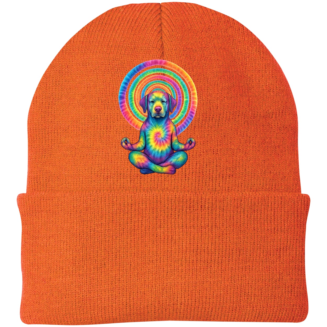 CP90 Port & Company Knit Beanie - Neon Orange