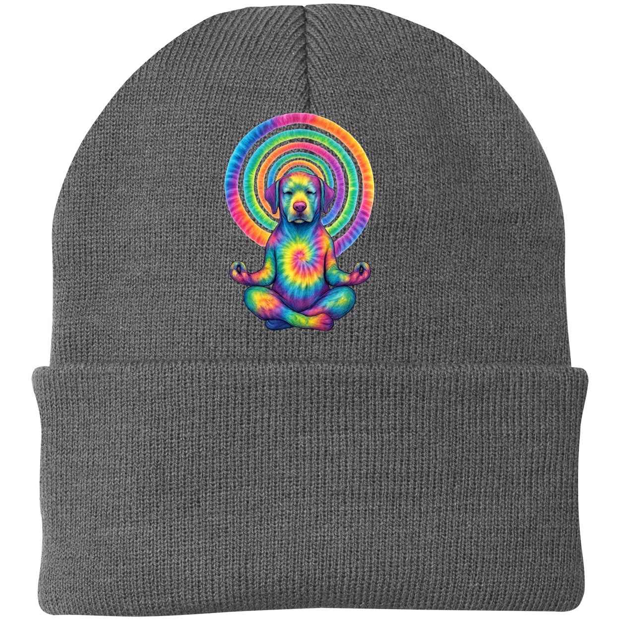 CP90 Port & Company Knit Beanie - Athletic Oxford