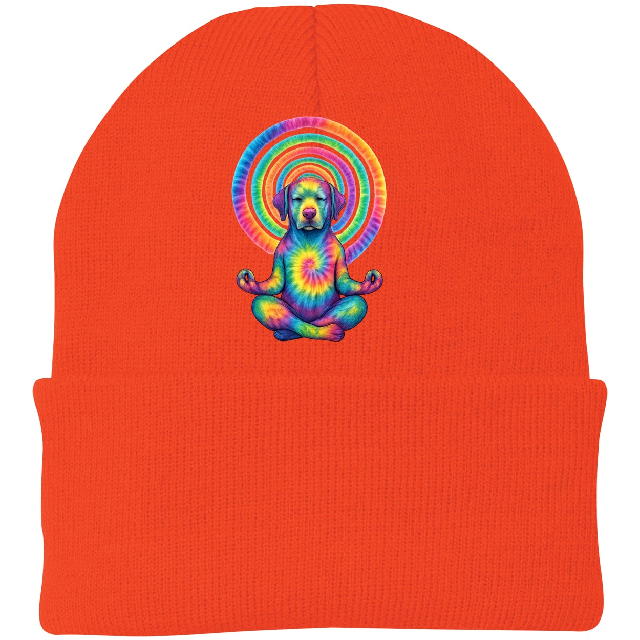 CP90 Port & Company Knit Beanie - Athletic Orange