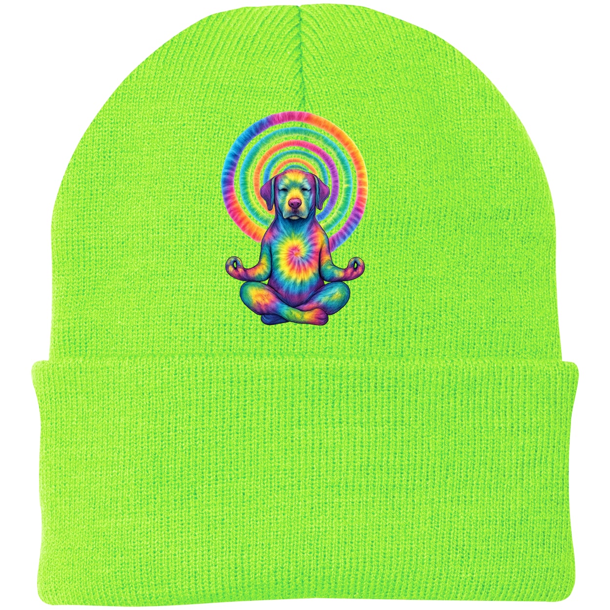 CP90 Port & Company Knit Beanie - Neon Green