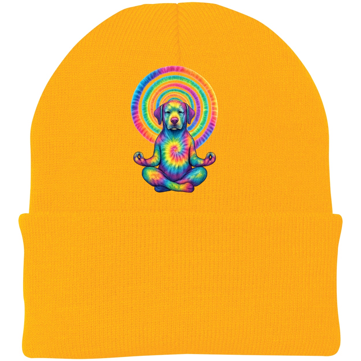 CP90 Port & Company Knit Beanie - Athletic Gold