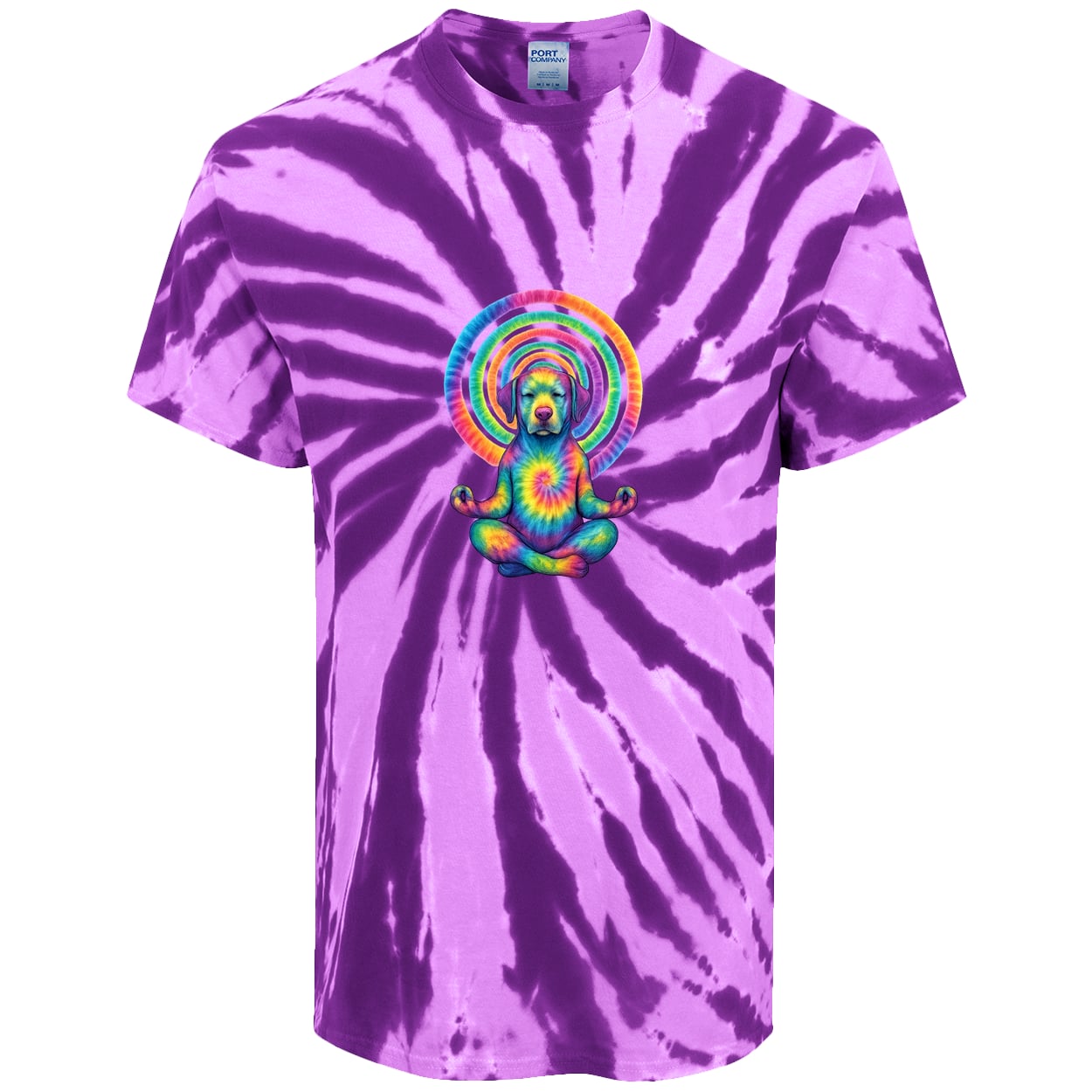 PC147 Port & Company Tie-Dye Tee - Purple
