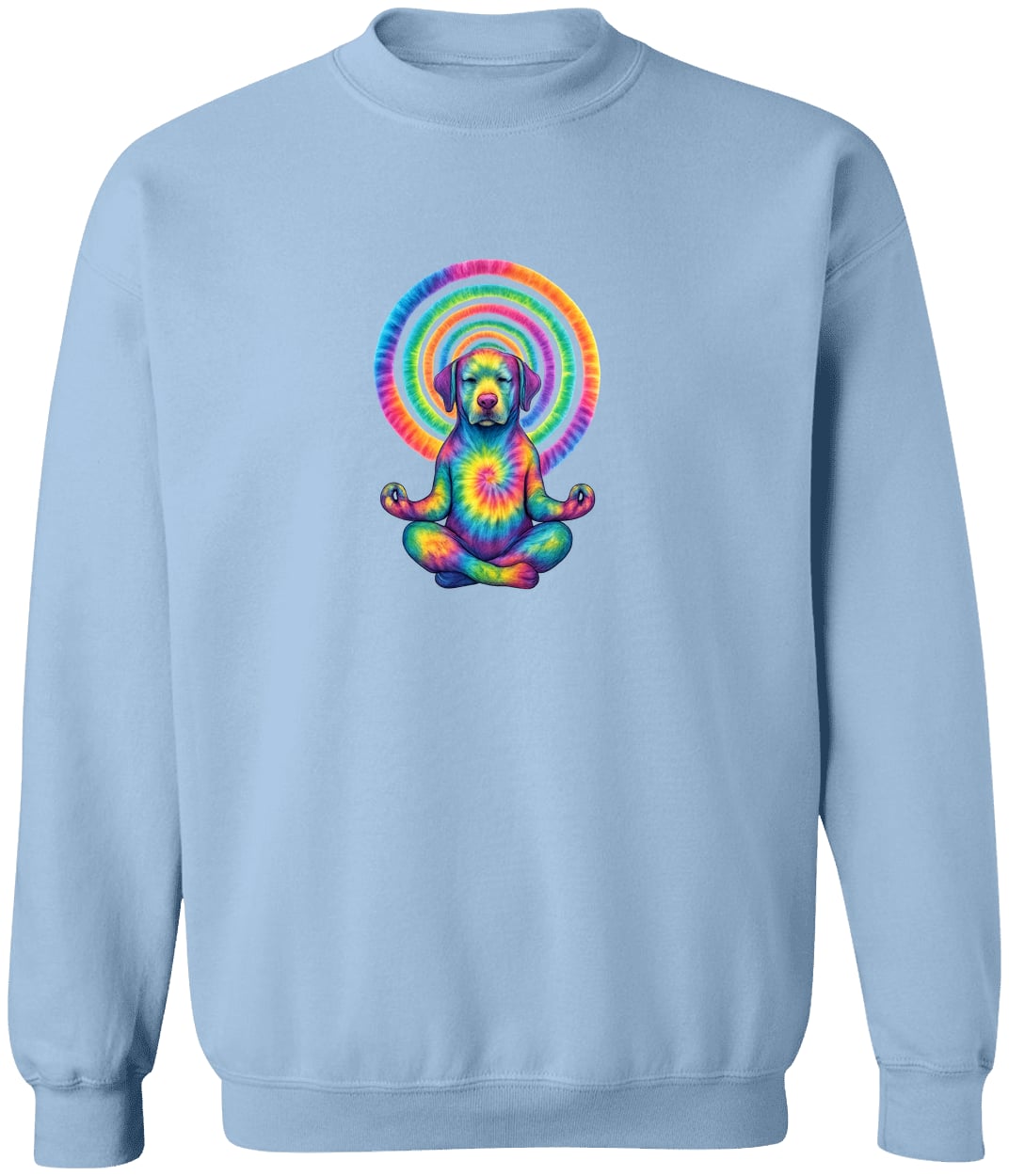 G180 Gildan Crewneck Pullover Sweatshirt - Light Blue