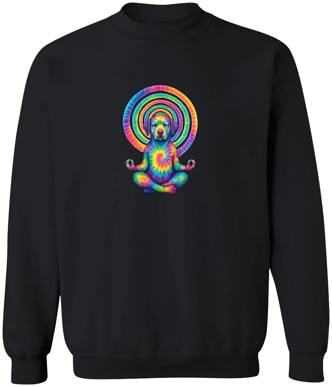 G180 Gildan Crewneck Pullover Sweatshirt - Black