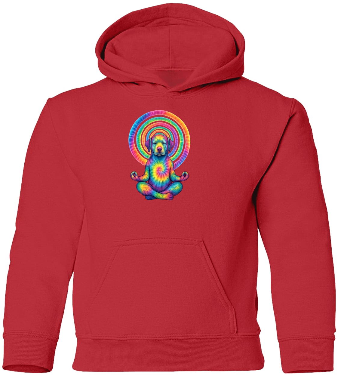 G185B Gildan Youth Pullover Hoodie - Red