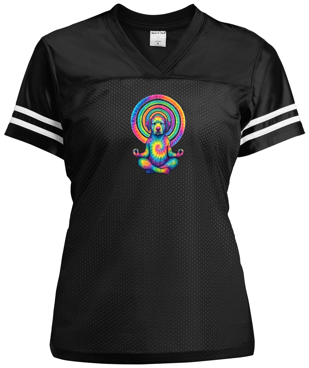 LST307 Sport-Tek Ladies' Replica Jersey - Black/White