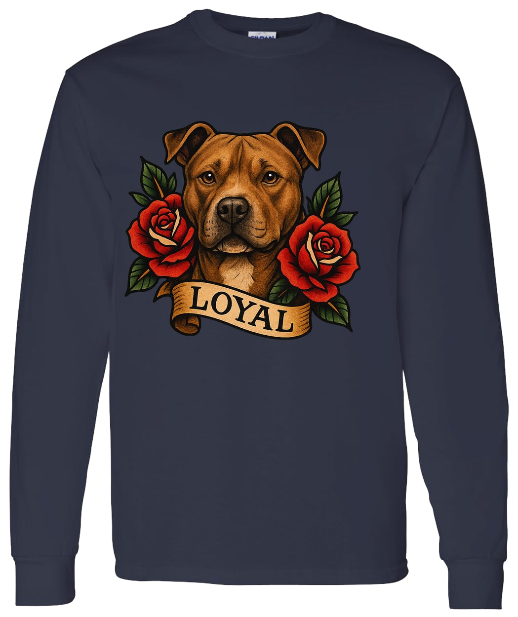 G540 LS T-Shirt 5.3 oz. - Navy