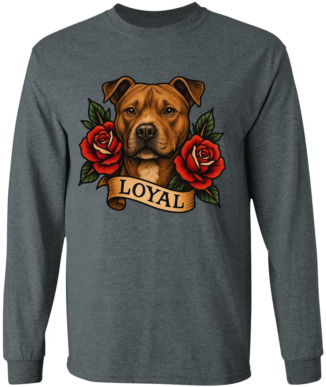 G540 LS T-Shirt 5.3 oz. - Dark Heather