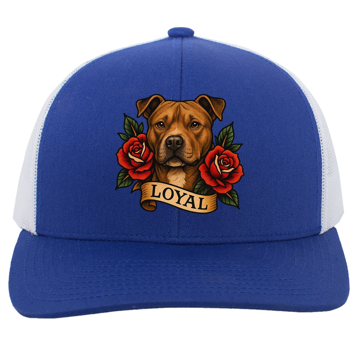 104C Trucker Snap Back - Royal/White