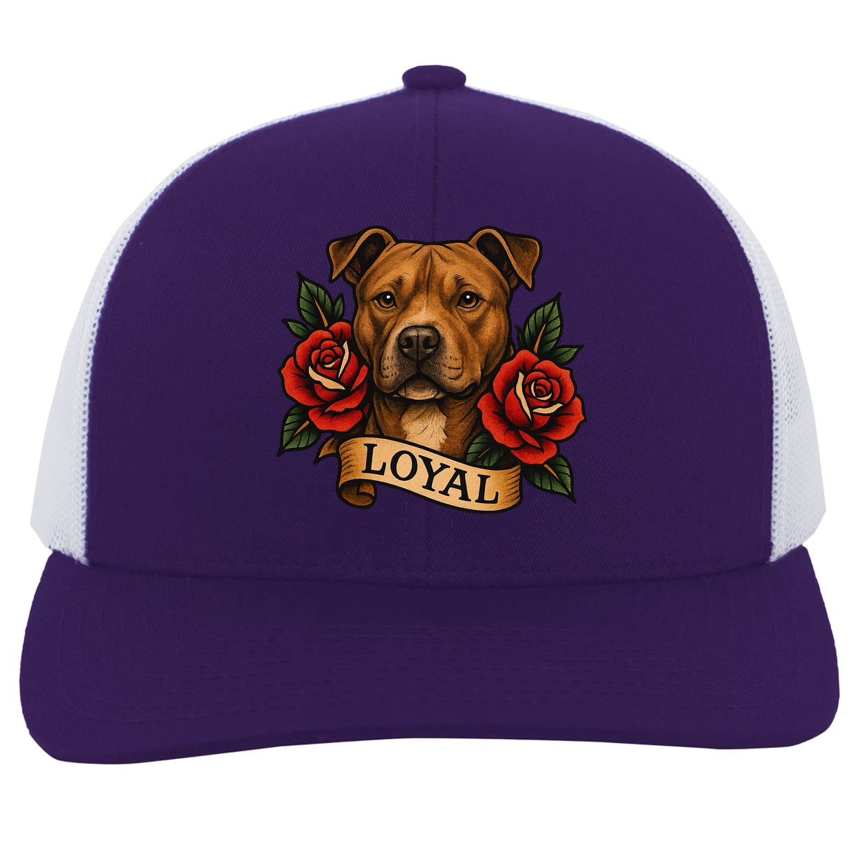 104C Trucker Snap Back - Purple/White