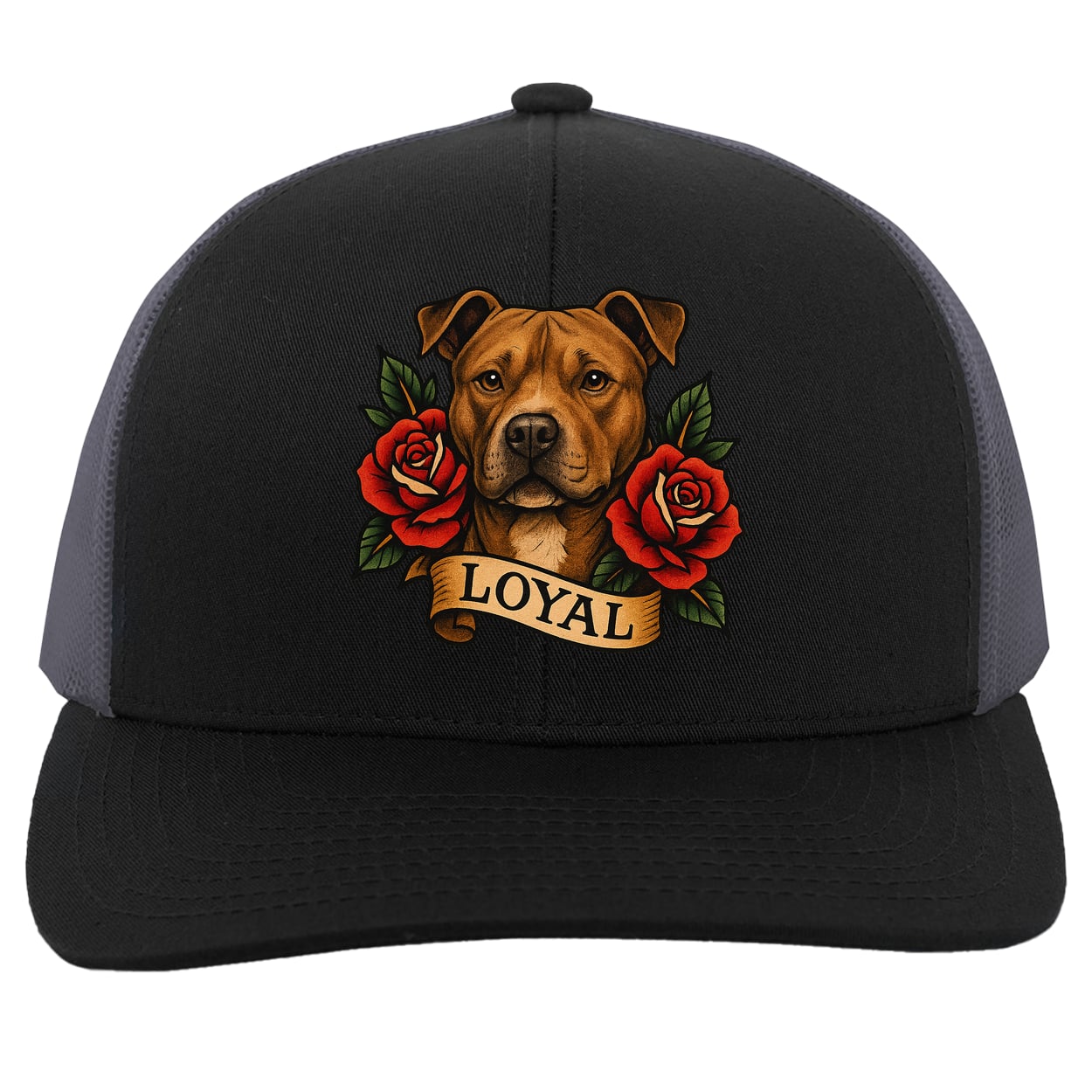 104C Trucker Snap Back - Black/Graphite