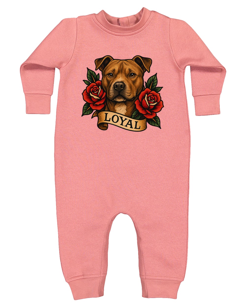 4447 Rabbit Skins Infant Fleece One-Piece Bodysuit - Mauvelous