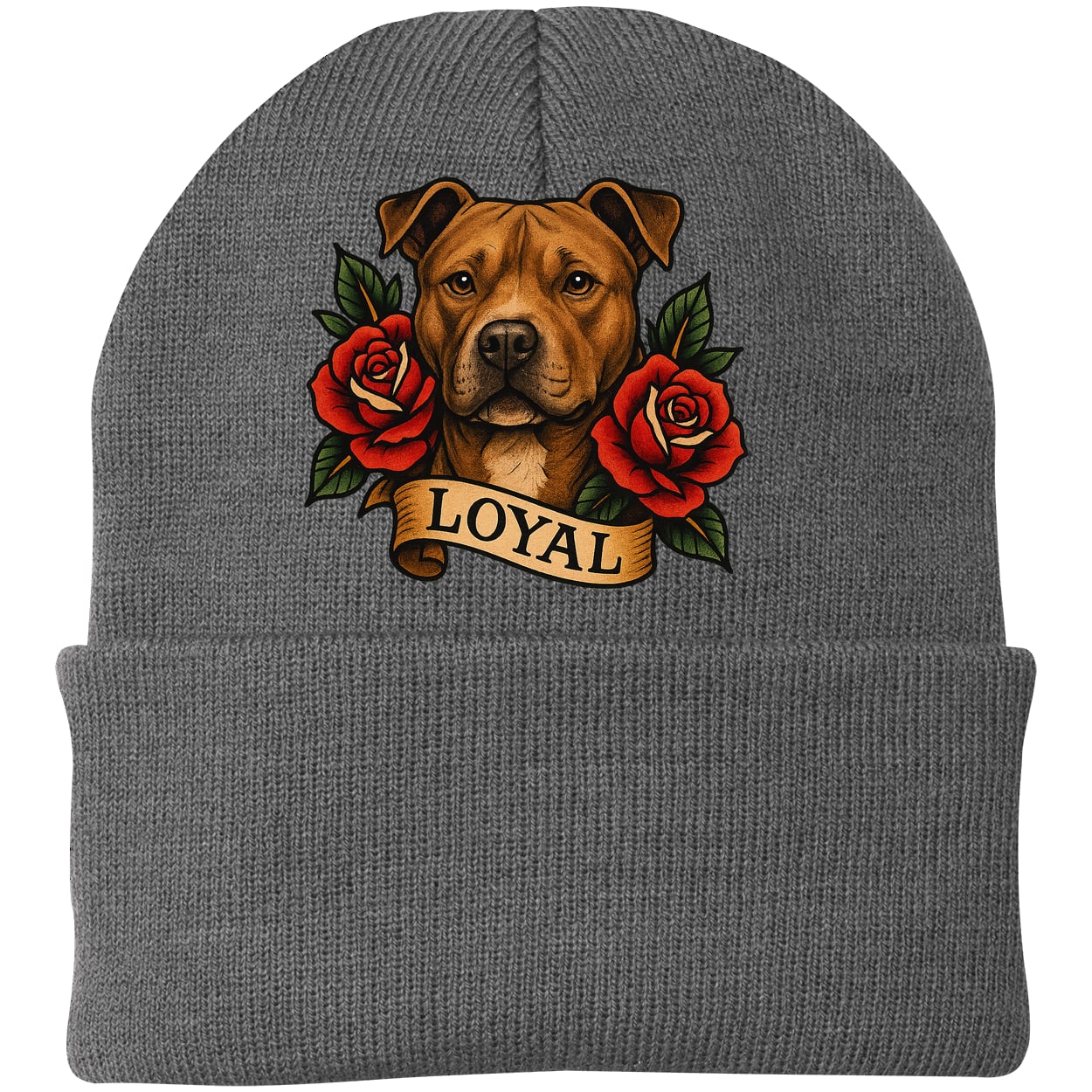CP90 Port & Company Knit Beanie - Athletic Oxford