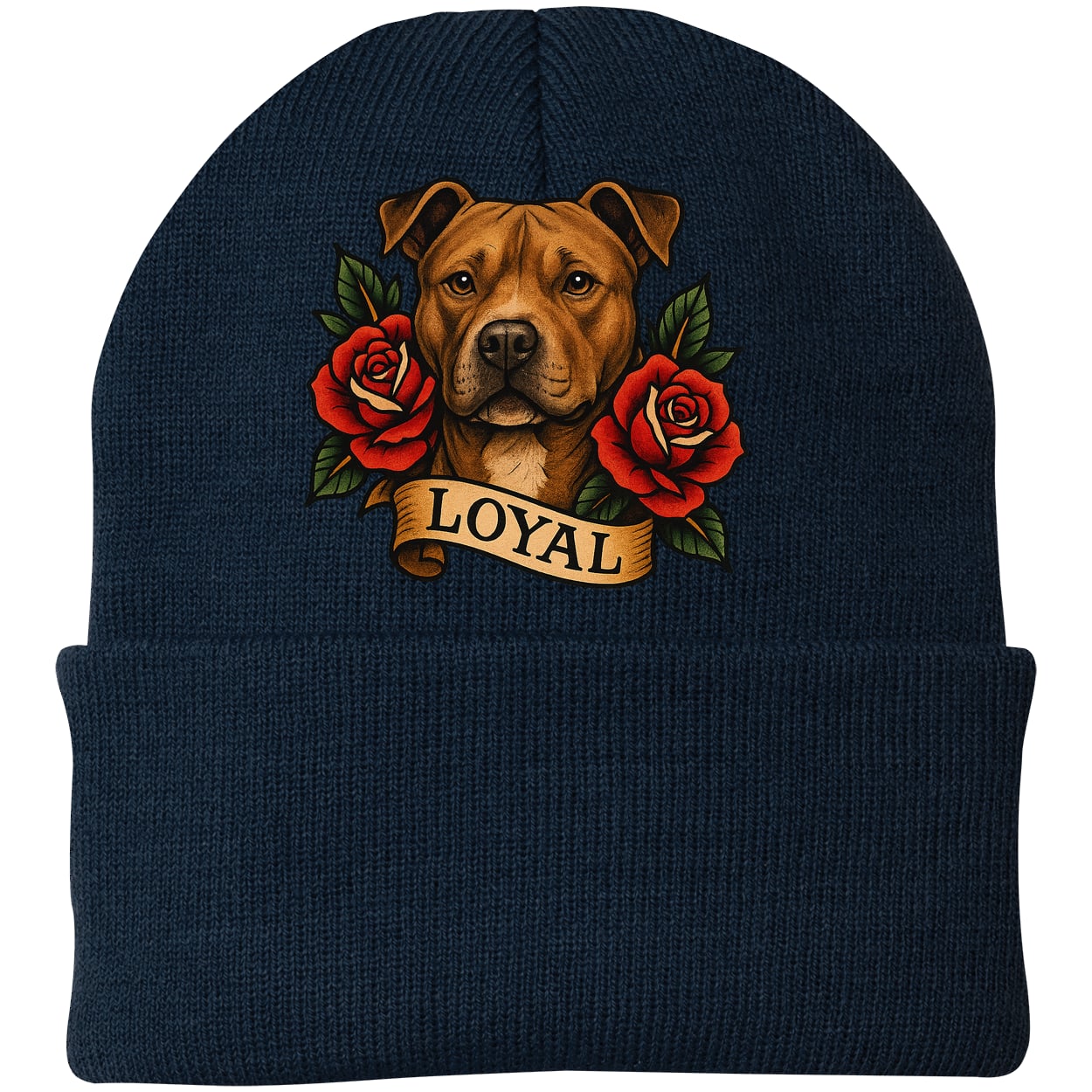 CP90 Port & Company Knit Beanie - Navy