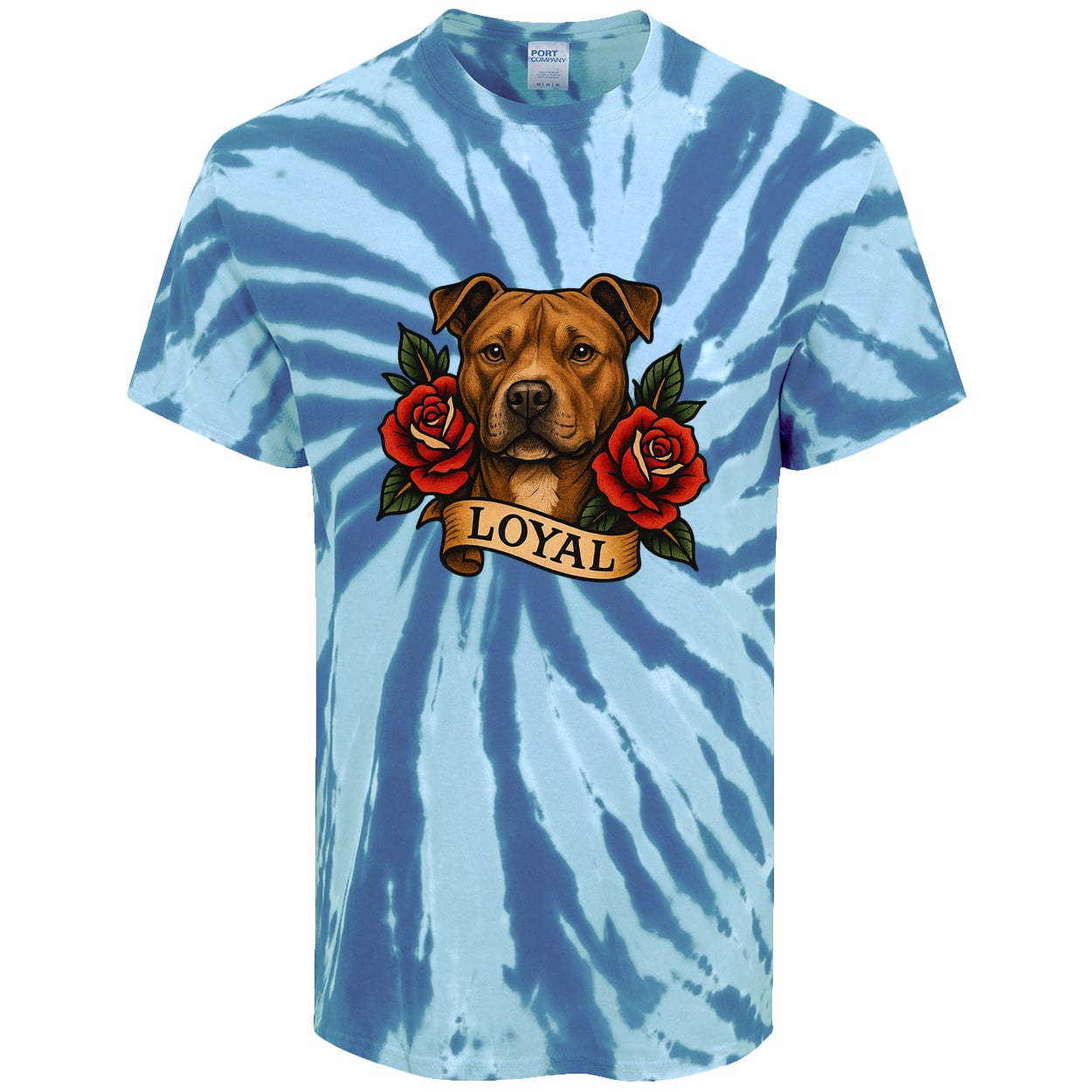 PC147 Port & Company Tie-Dye Tee - Royal