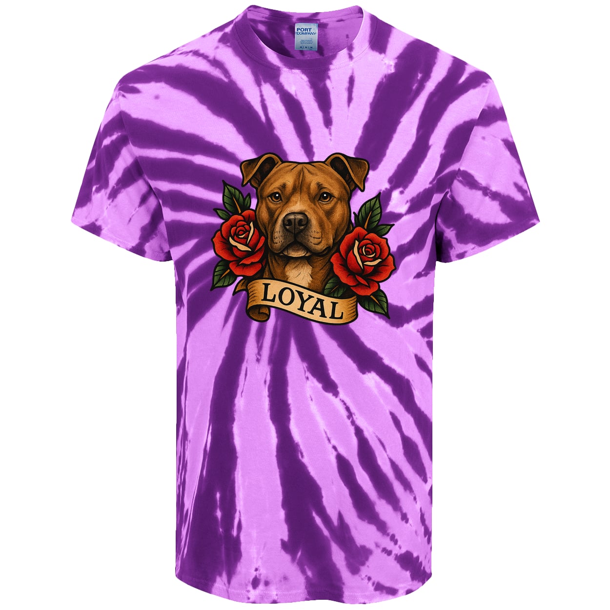 PC147 Port & Company Tie-Dye Tee - Purple