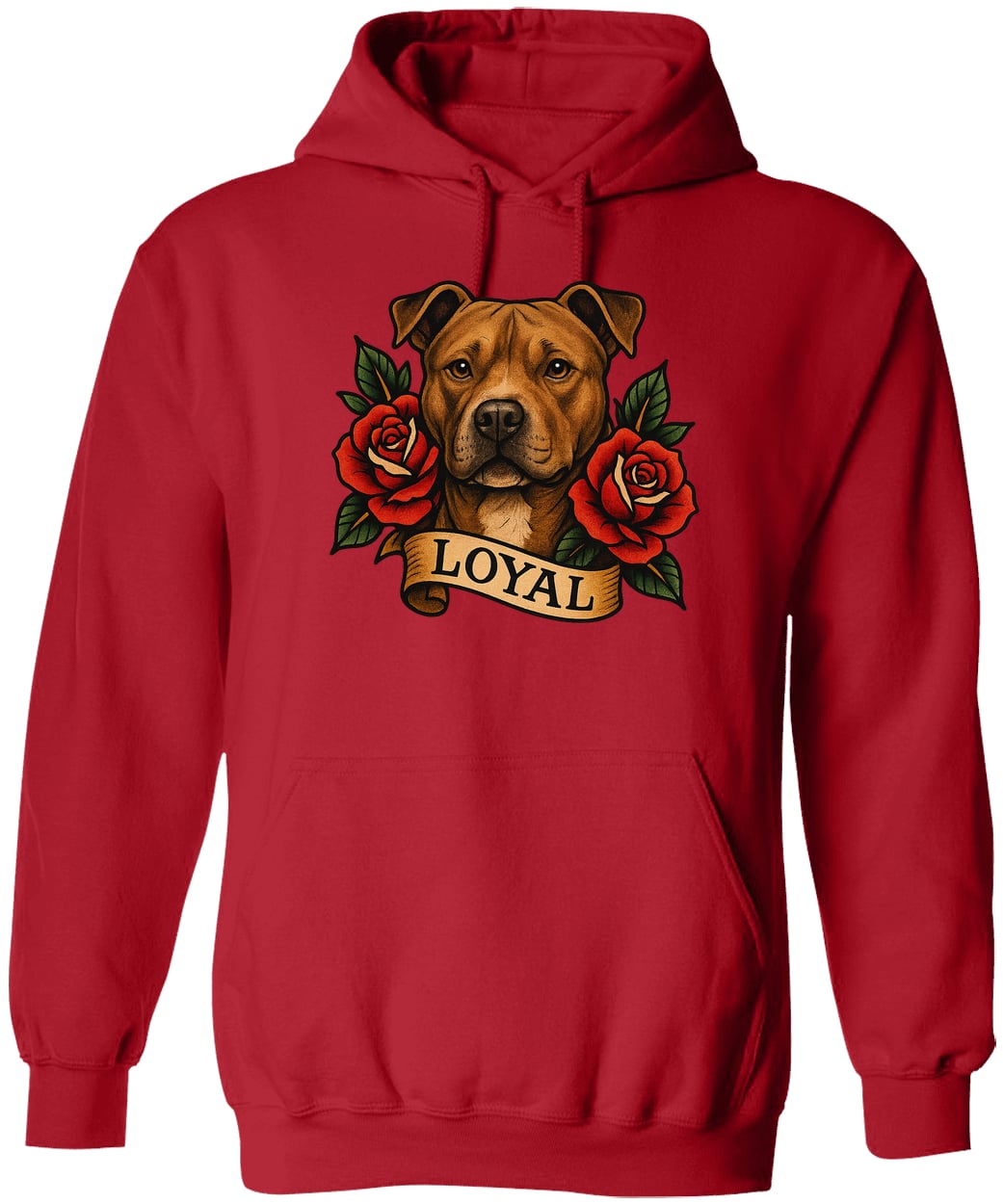G185 Gildan Pullover Hoodie - Red