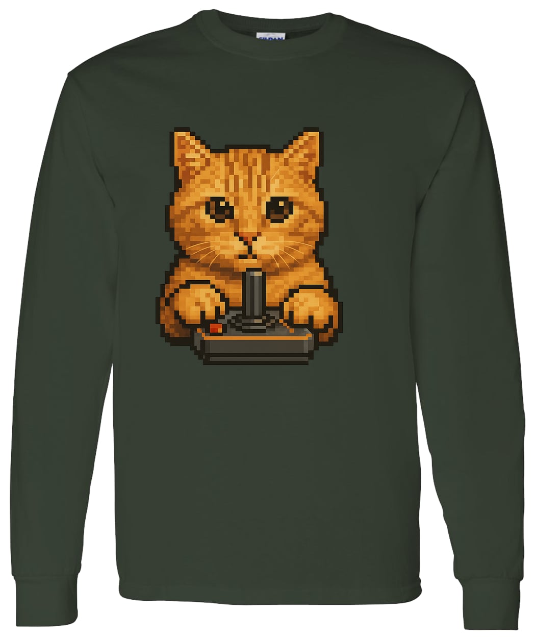 G540 LS T-Shirt 5.3 oz. - Forest Green
