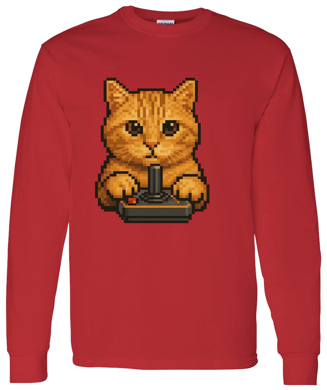 G540 LS T-Shirt 5.3 oz. - Red
