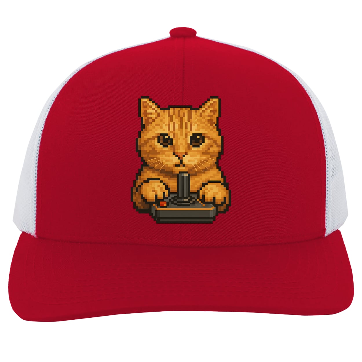 104C Trucker Snap Back - Red/White