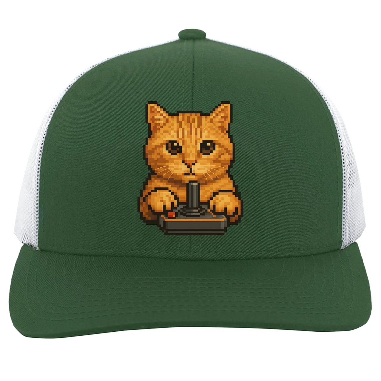 104C Trucker Snap Back - Dark Green/White