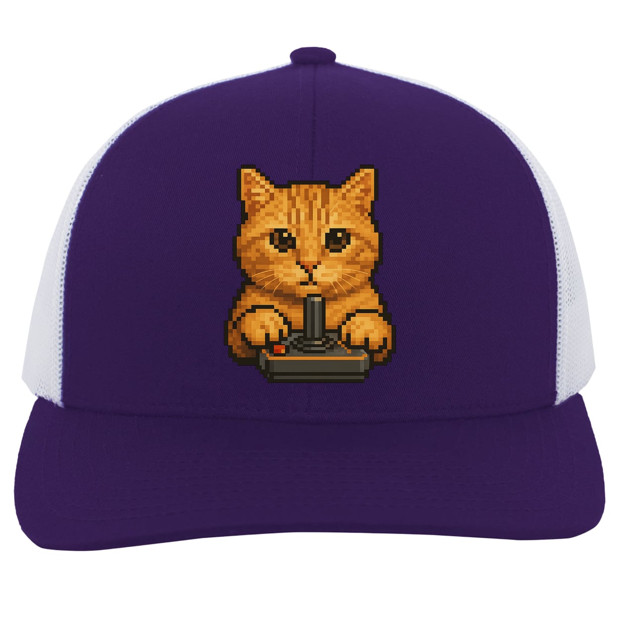 104C Trucker Snap Back - Purple/White