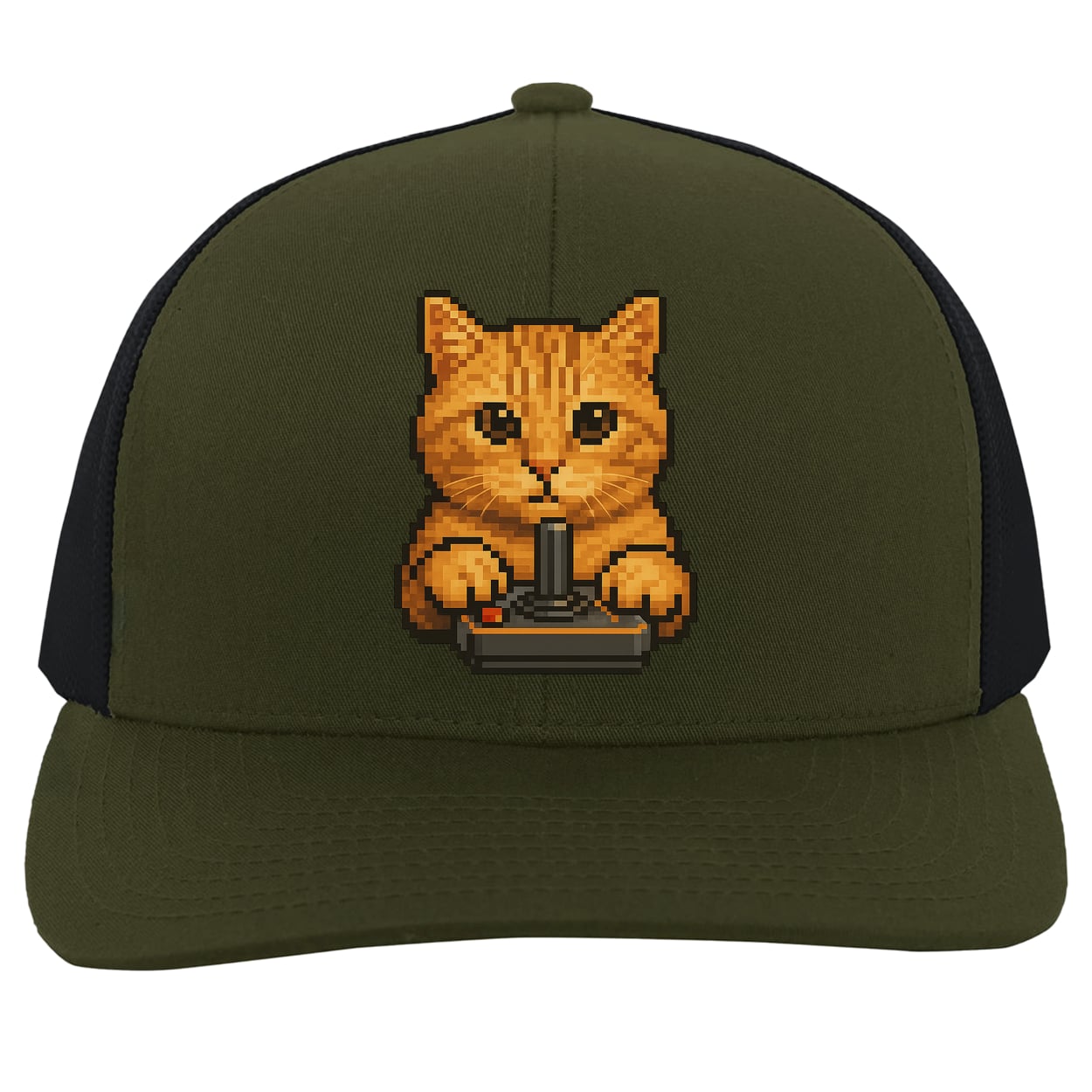 104C Trucker Snap Back - Moss/Charcoal