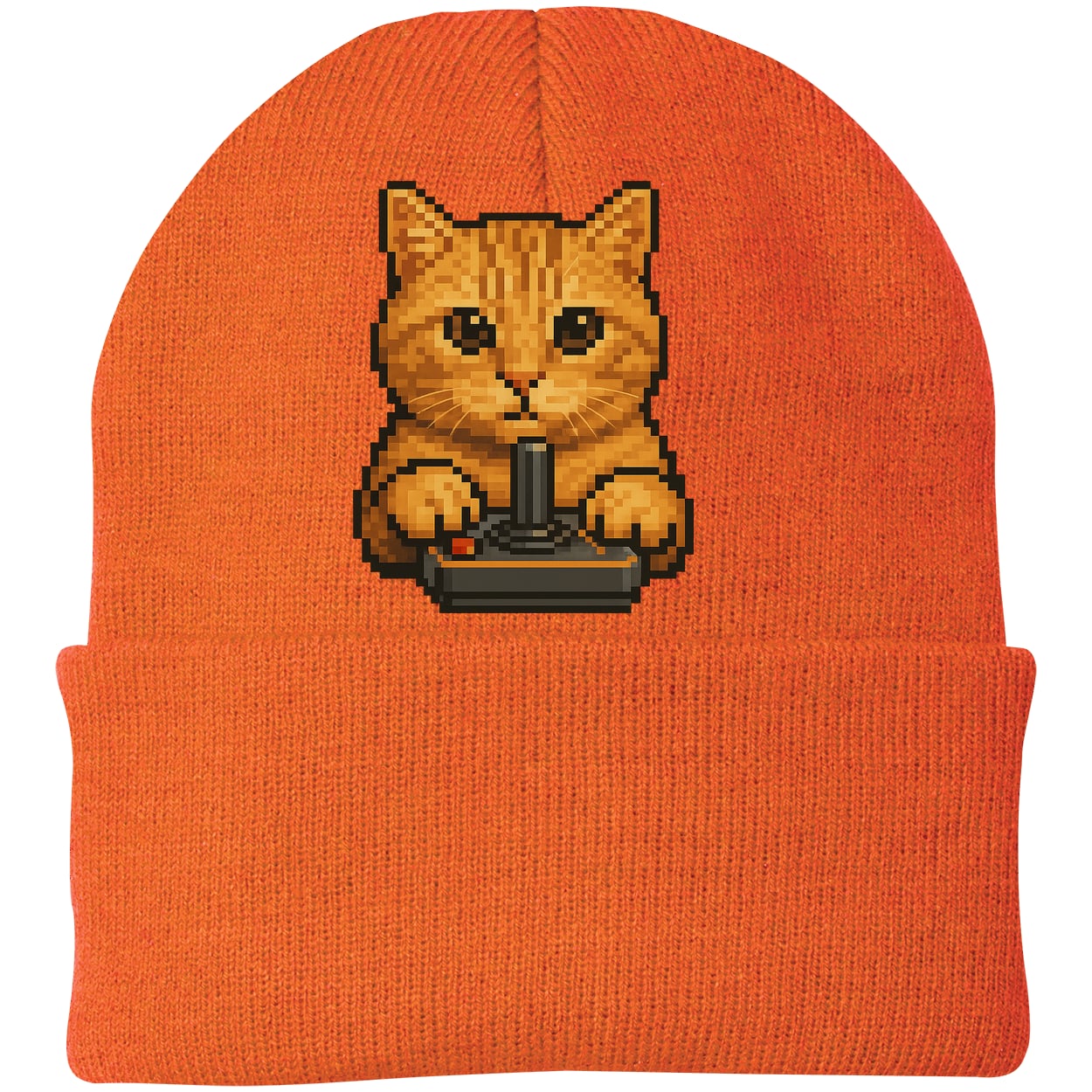 CP90 Port & Company Knit Beanie - Neon Orange
