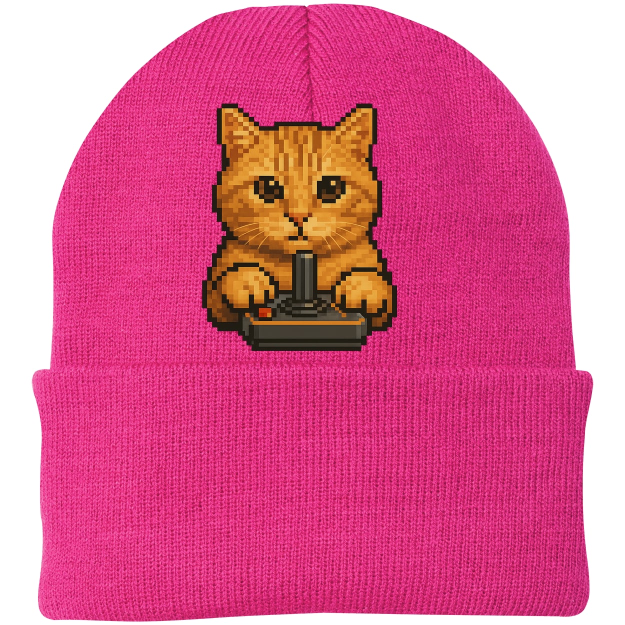 CP90 Port & Company Knit Beanie - Neon Pink