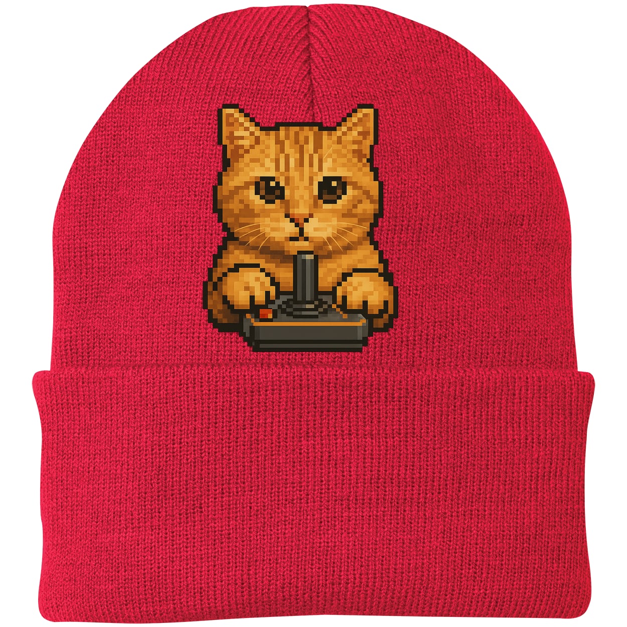 CP90 Port & Company Knit Beanie - Athletic Red